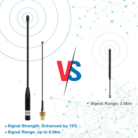 Antenne omnidirectionnelle SMA 10dBi 915 MHz pour Meshtastic LoRa - 20 cm