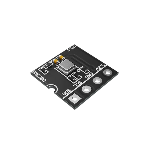 BME280 atmospheric pressure sensor module for IoT and LoRa projects, black PCB board