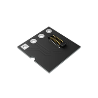BME280 atmospheric pressure sensor module for DIY IoT LoRa projects, black PCB with gold pins