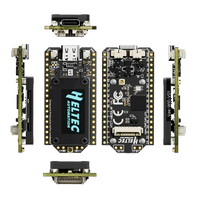 ESP32-S3 SX1262 LoRa board front, back, and side views for DIY IoT projects and Meshtastic