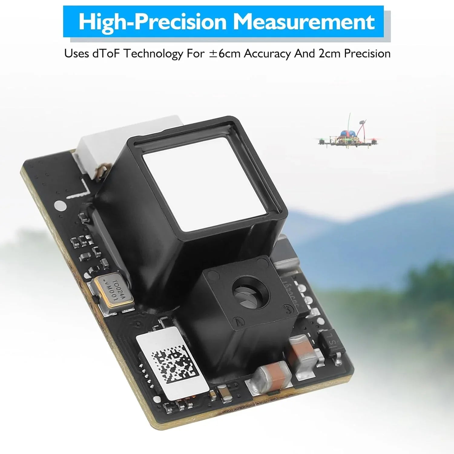 Benewake TFS20-L LiDAR Sensor, Long Range Distance LiDAR Sensor for Drone & Robots