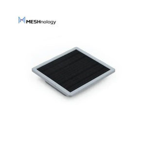 Rectangular solar panel for LoRa mesh network IoT and DIY projects on white background