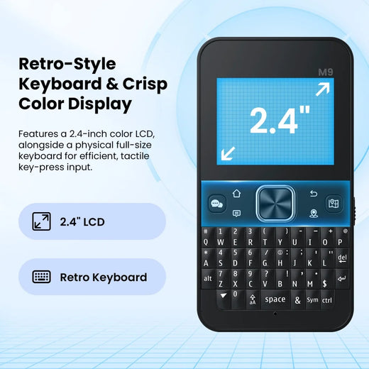 ThinkNode M9 MeshCore Communication Terminal – Full Keyboard & 2.4" LCD