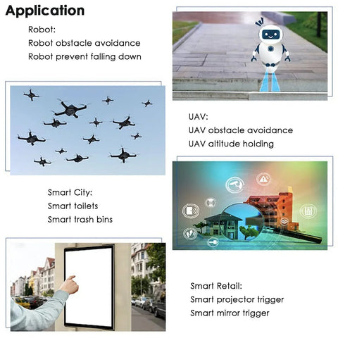 Benewake TF-Luna 0.2 to 8M LiDAR Range Finder - for Arduino & Pixhawk wireless device