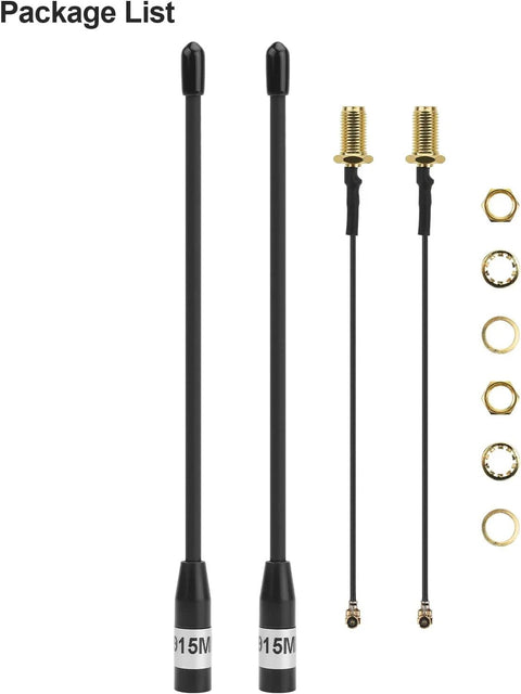 Meshnology 915MHz LoRa Antenna & SMA to U.FL Cable-High Performance, Durable, Long Range for Meshtastic & IoT Applications 20CM-1 Pack wireless device