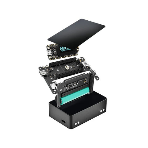 Meshnology Heltec WiFi LoRa 32 V4 Expansion Kits, Modular Meshtastic and IoT Dev Kit Tempered Glass wireless device