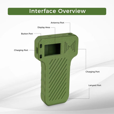 Meshnology N36 Meshtastic Bluetooth Mesh Network Off-Grid Texting Device Mesh Node T114 Green wireless device