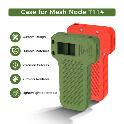 Meshnology N36 Meshtastic Bluetooth Mesh Network Off-Grid Texting Device Mesh Node T114 Green wireless device