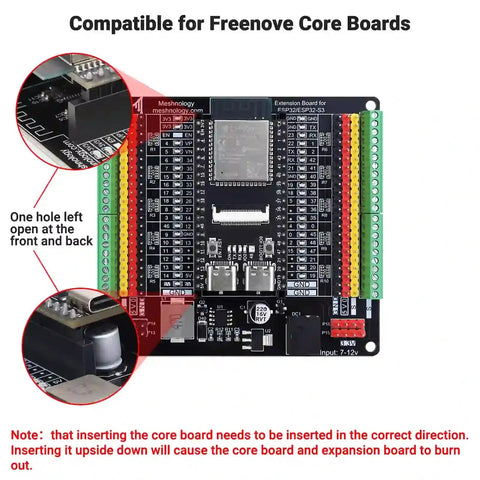 Meshnology N40 - ESP32 Expansion Board for ESP32/ESP32-S3 Core Modules 2 PCS wireless device