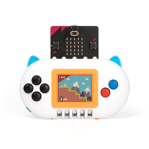 Meshnology Newbit Arcade Shield Expansion for BBC Microbit V2-Game Development & STEM Education Microbit Not Included wireless device