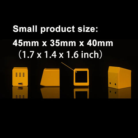 NMMiner NM-TV-154 ESP32 BTC Solo Miner & Desktop Clock - WiFi, OLED Display, USB Powered Yellow wireless device