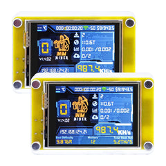 2-Pack 2.4" ESP32 Solo Miner LCD Display – 1000KH/s Crypto Miner with WiFi & BLE
