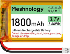 Batterie LiPo 3,7V 1800mAh avec connecteur PH2.0 et circuit de protection pour Meshtastic RAK19007/RAK4631