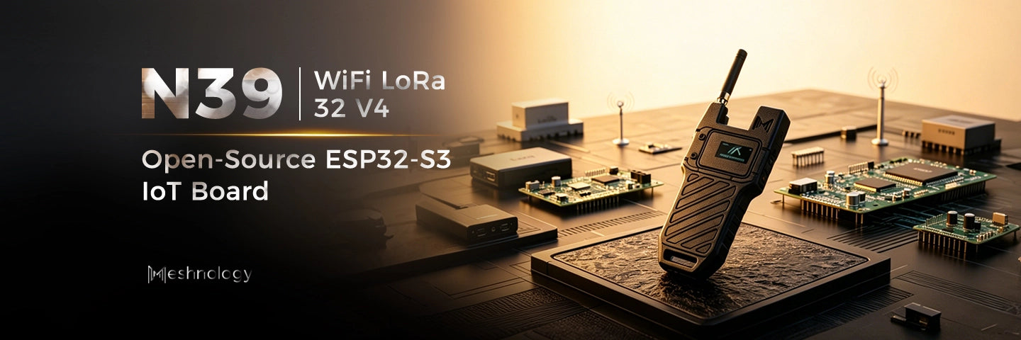 Meshnology N39 - WiFi LoRa 32 V4 Heltec Meshtastic Hardware Device Kit 1