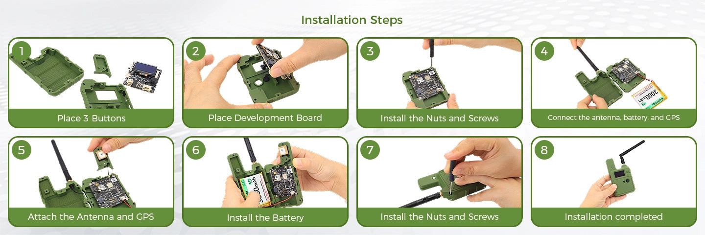 Meshnology N37 Wio Tracker L1 Meshtastic GPS Long Range LoRa Device 5