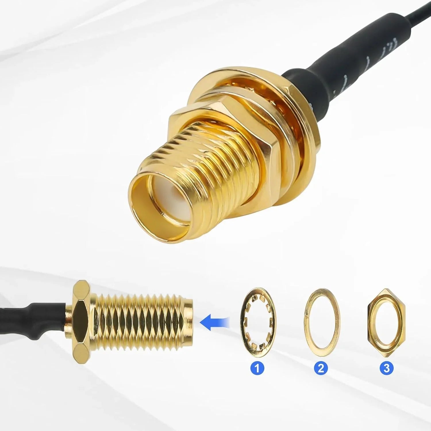 868-928MHz OMNI LoRa Antennas, 900MHz Radio Antenna for Meshtastic & LoRa Green wireless device