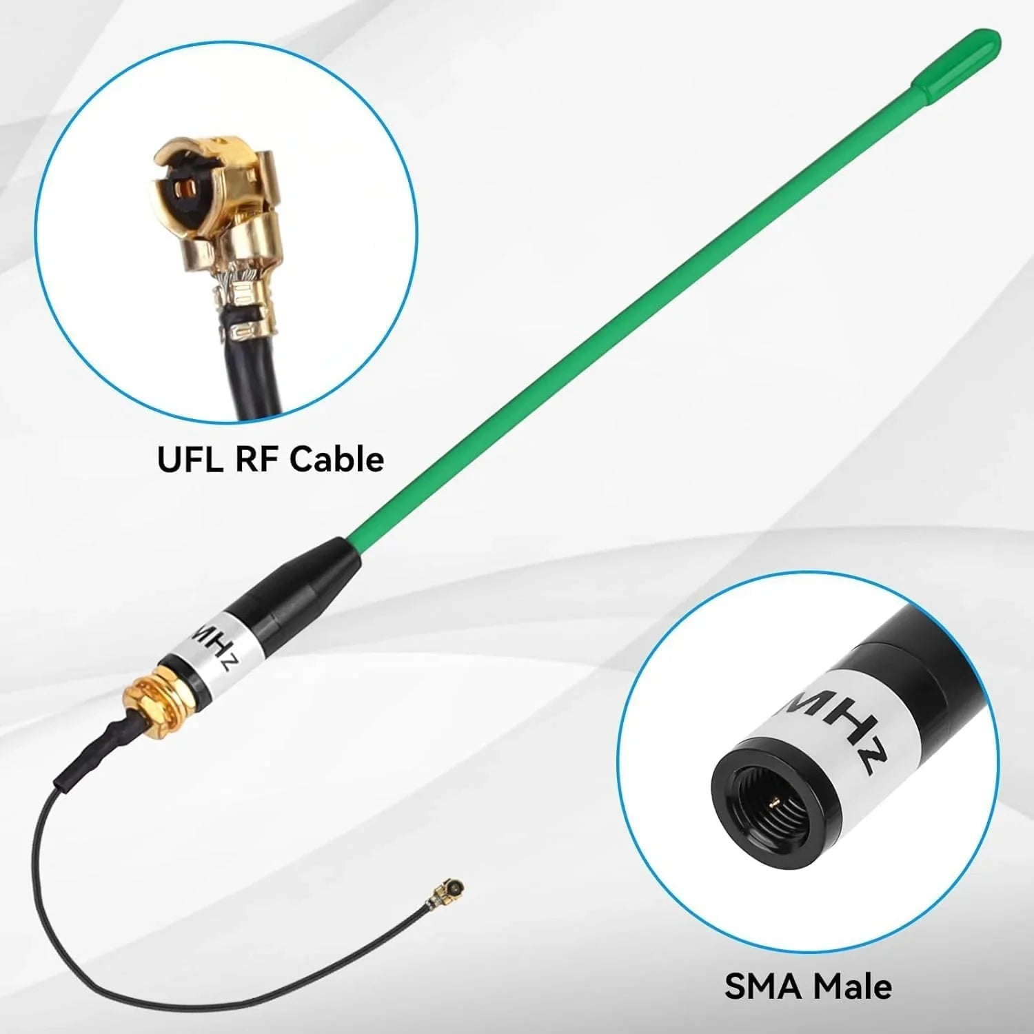 868-928MHz OMNI LoRa Antennas, 900MHz Radio Antenna for Meshtastic & LoRa Green wireless device