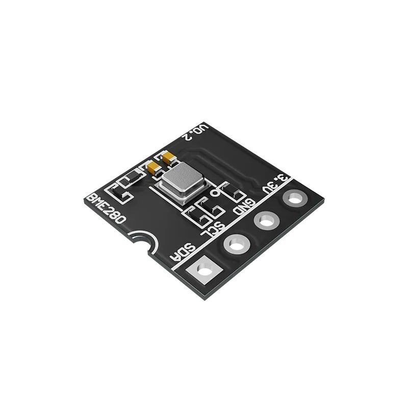 BME280 atmospheric pressure sensor module for IoT and LoRa projects, black PCB board
