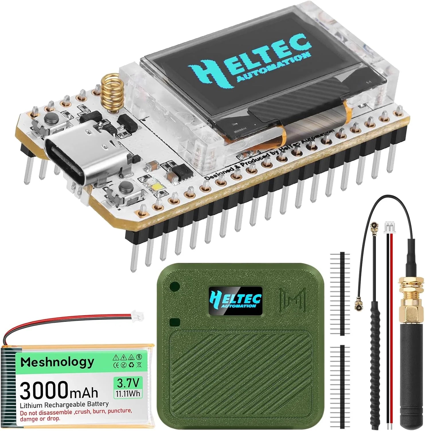 Meshnology—N32 - ESP32 LoRa V3 Dev Kit, Meshtastic Node Kit for LoRaWAN, IoT, Arduino