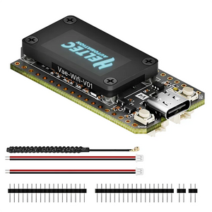 Heltec WiFi LoRa 32 V4 ESP32-S3 SX1262 development board with accessories for IoT projects