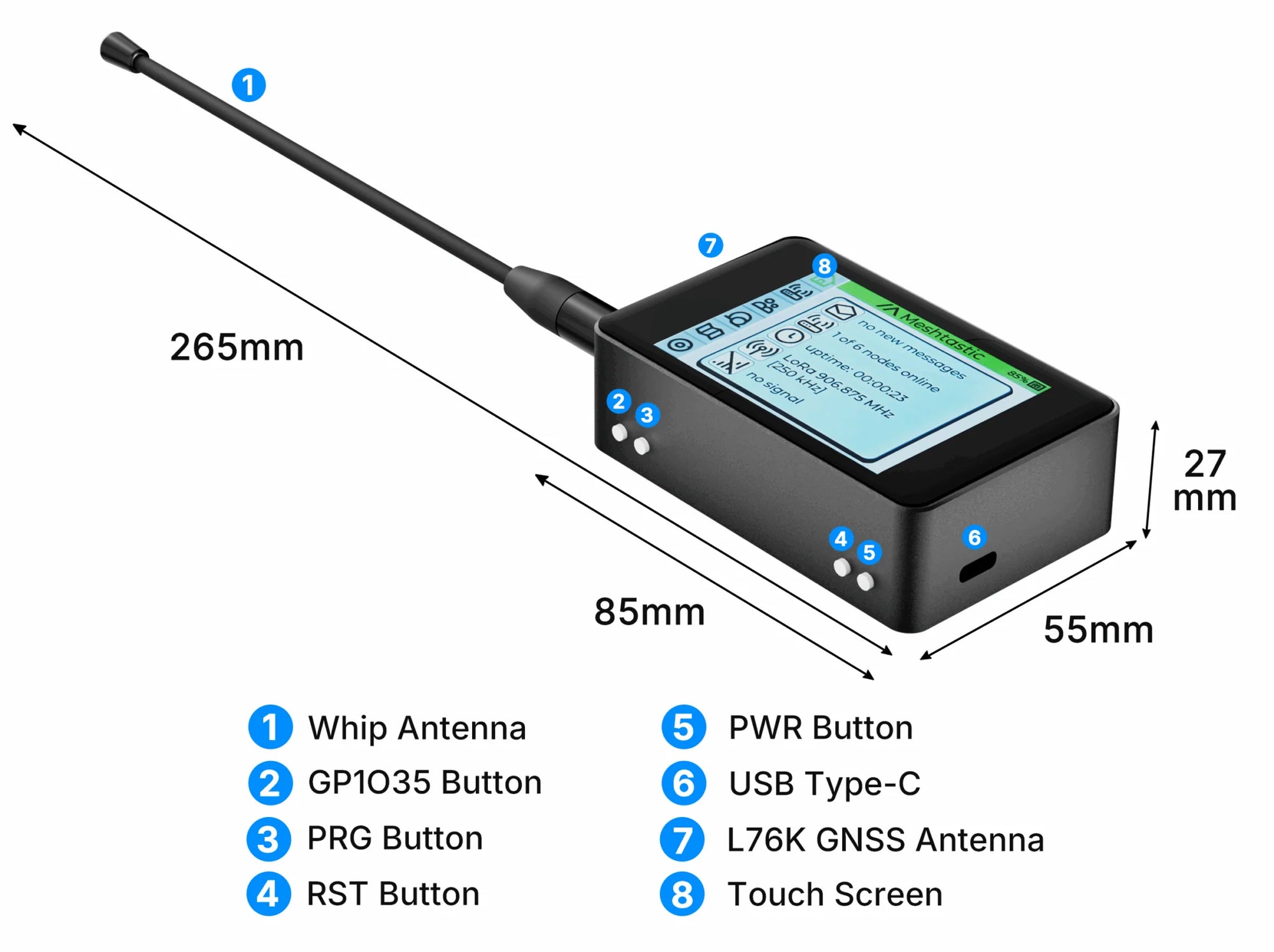 Meshnology Heltec WiFi LoRa 32 V4 Expansion Kits, Heltec V4 Meshtastic Device 1