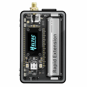Heltec WiFi LoRa 32 V4 expansion kit with OLED display and Rapid Extension battery slot