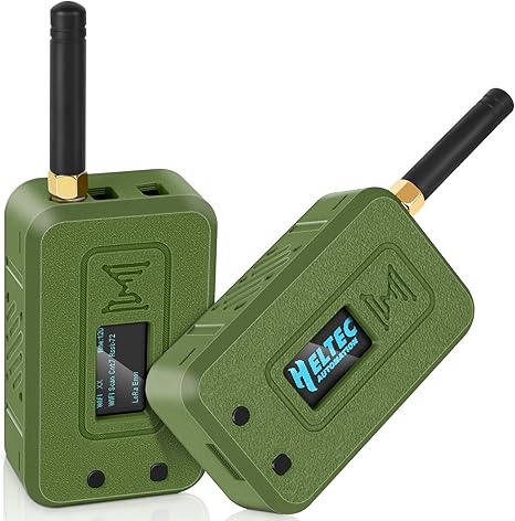 N35 - ESP32 LoRa V3/WiFi LoRa 32 V4 Board Kit - 863~928MHz Antenna, 3000mAh Battery, Case, WiFi Bluetooth, OLED for Arduino Meshtastic IoT