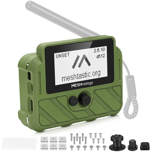 Meshnology N37E Wio Tracker L1 E-Ink Meshtastic GPS Tracker Long-Range LoRa Communication