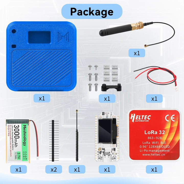 Carte Esp32 Lora Kit ESP32 LoRa V3 Batterie 1100 MAh - Développement IoT, Mesh, Arduino - Antenne 915 MHz Kit ESP32 LoRa V3 Batterie Carte Esp32 Lora Kit ESP32 LoRa V3 Batterie 1100 MAh - Développement IoT, Mesh, Arduino - Antenne 915 MHz Kit ESP32 LoRa V3 Batterie
