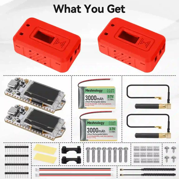 Kit ESP32 LoRa V3 - Scheda IoT Con Display OLED E Batteria 3000mAh