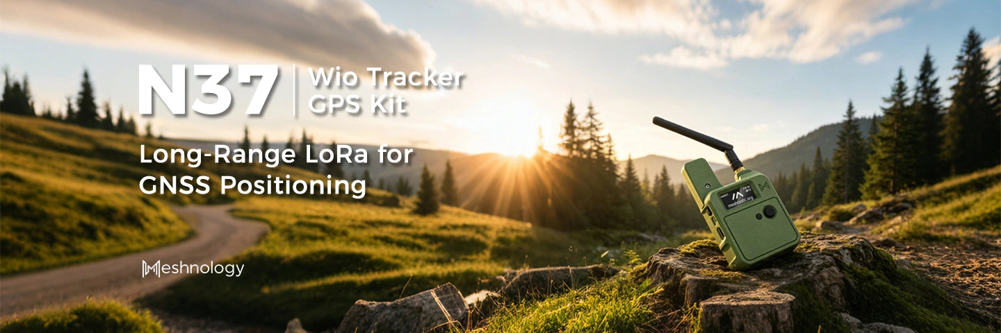 Meshnology N37 Wio Tracker L1 Meshtastic GPS Long Range LoRa Device 1