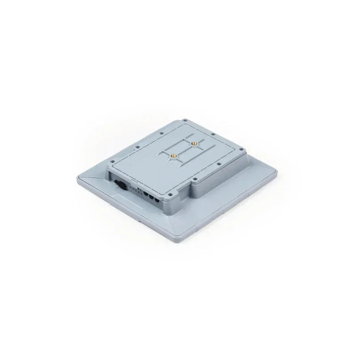 Grey SenseCAP P1 solar LoRa SX1262 node with ports, for DIY IoT mesh networks and Meshtastic projects