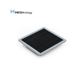 Rectangular solar panel for LoRa mesh network IoT and DIY projects on white background
