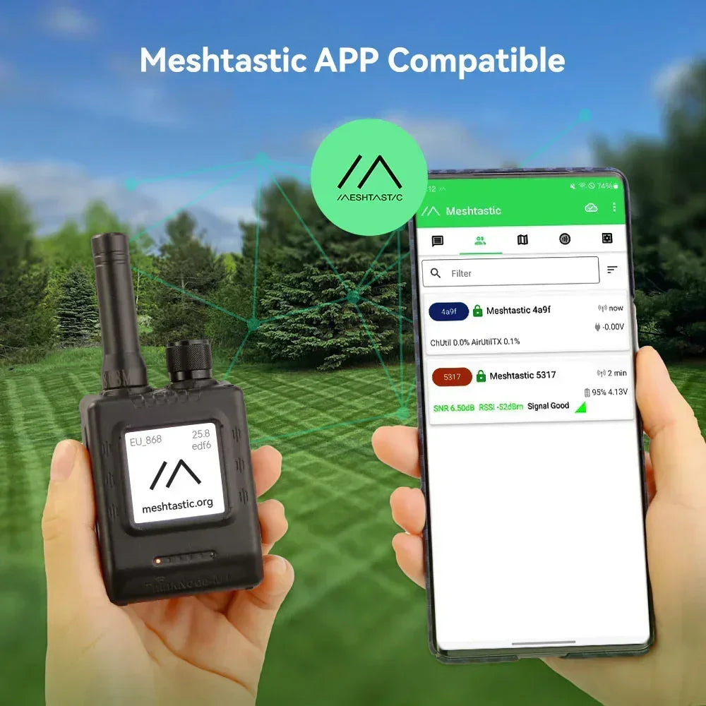 ThinkNode M1 Lora Meshtastic Transceiver with GPS & 1.54 inch EPD Display 2