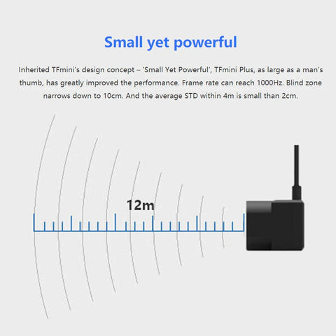 Benewake TFmini Plus LiDAR Module - High-Speed ToF Single-Point Ranging Sensor wireless device