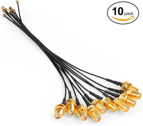 Meshnology 915MHz LoRa Antenna & SMA to U.FL Cable-High Performance, Durable, Long Range for Meshtastic & IoT Applications 20CM-1 Pack wireless device