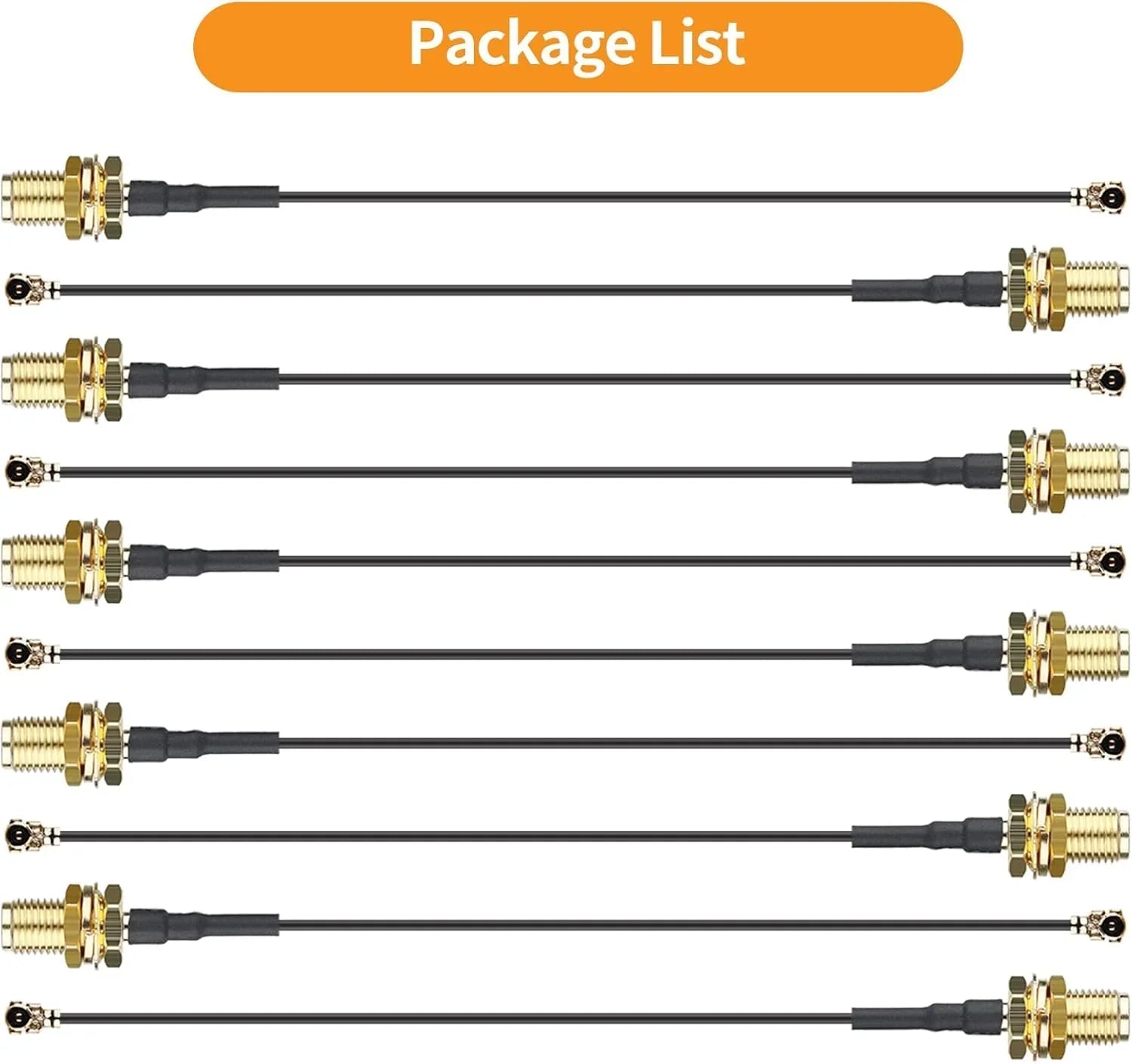 Meshnology 915MHz LoRa Antenna & SMA to U.FL Cable-High Performance, Durable, Long Range for Meshtastic & IoT Applications 20CM-2 Pack wireless device