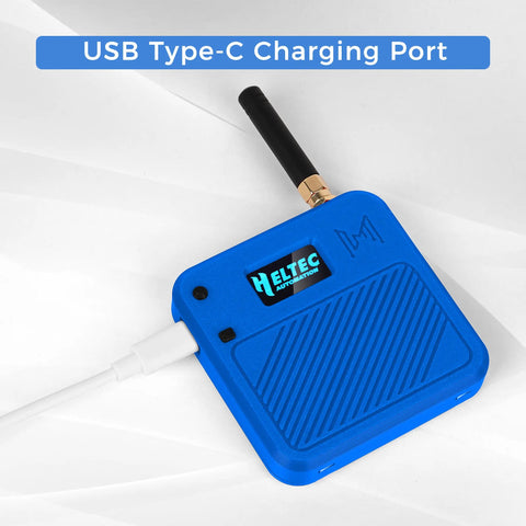 Meshnology—N32 - ESP32 LoRa V3 Dev Kit, Meshtastic Node Kit for LoRaWAN, IoT, Arduino Blue wireless device