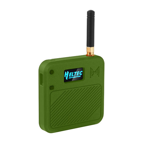 Meshnology—N32 - ESP32 LoRa V3 Dev Kit, Meshtastic Node Kit for LoRaWAN, IoT, Arduino Green wireless device