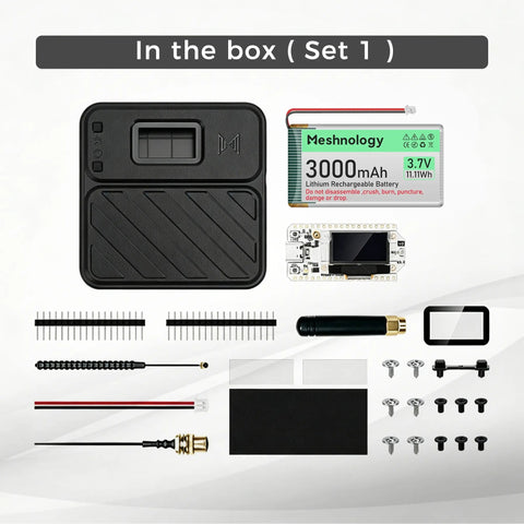 Meshnology N32 Plus – Heltec ESP32 LoRa V3 Meshtastic Devices Black wireless device