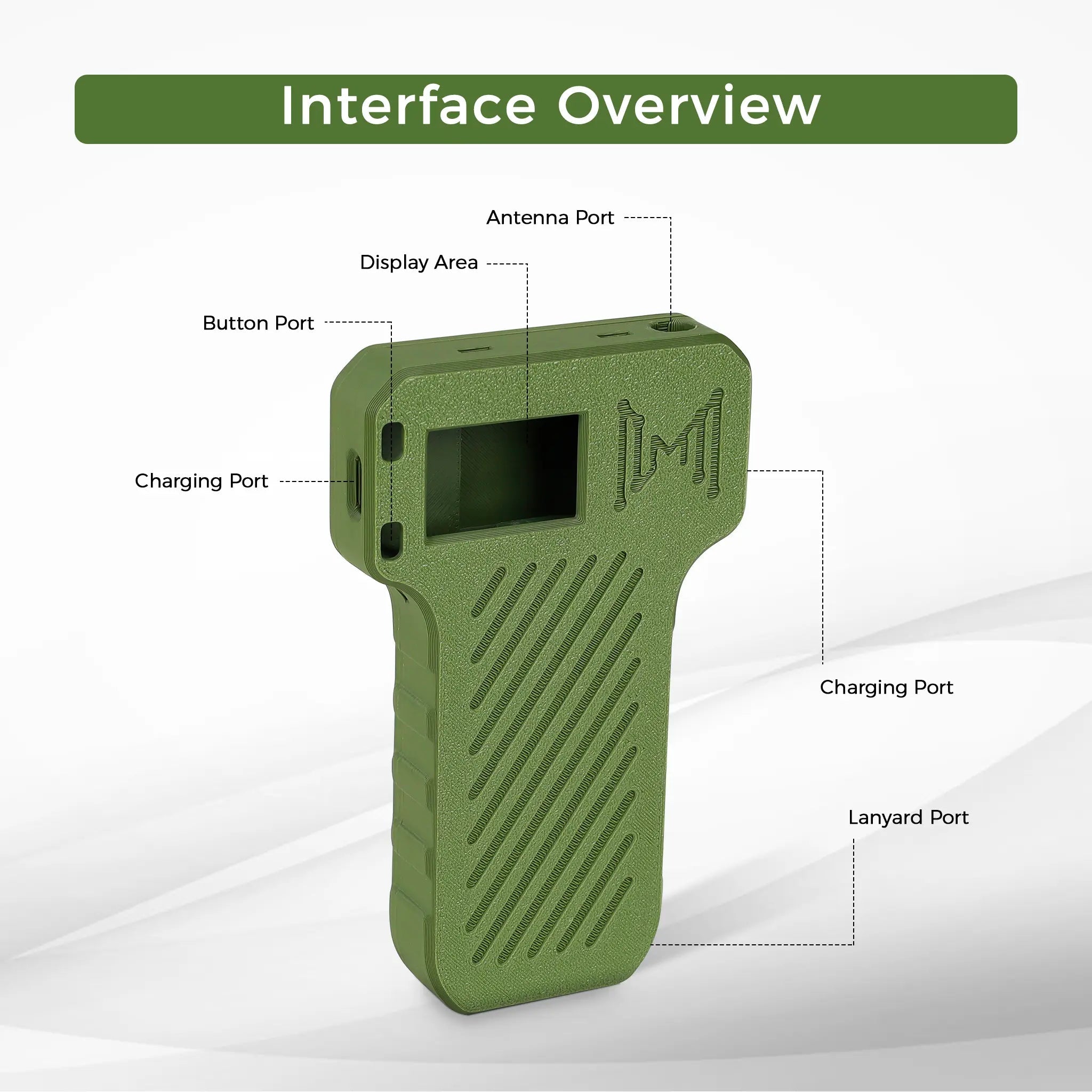 Meshnology N36 Meshtastic Bluetooth Mesh Network Off-Grid Texting Device Mesh Node T114 Green wireless device