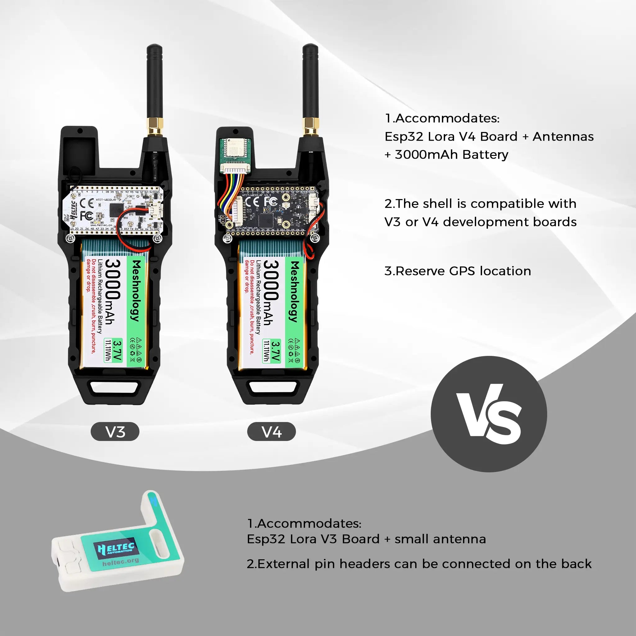 Meshnology N39 - WiFi LoRa 32 V4 Heltec Meshtastic Hardware Device Kit Green wireless device
