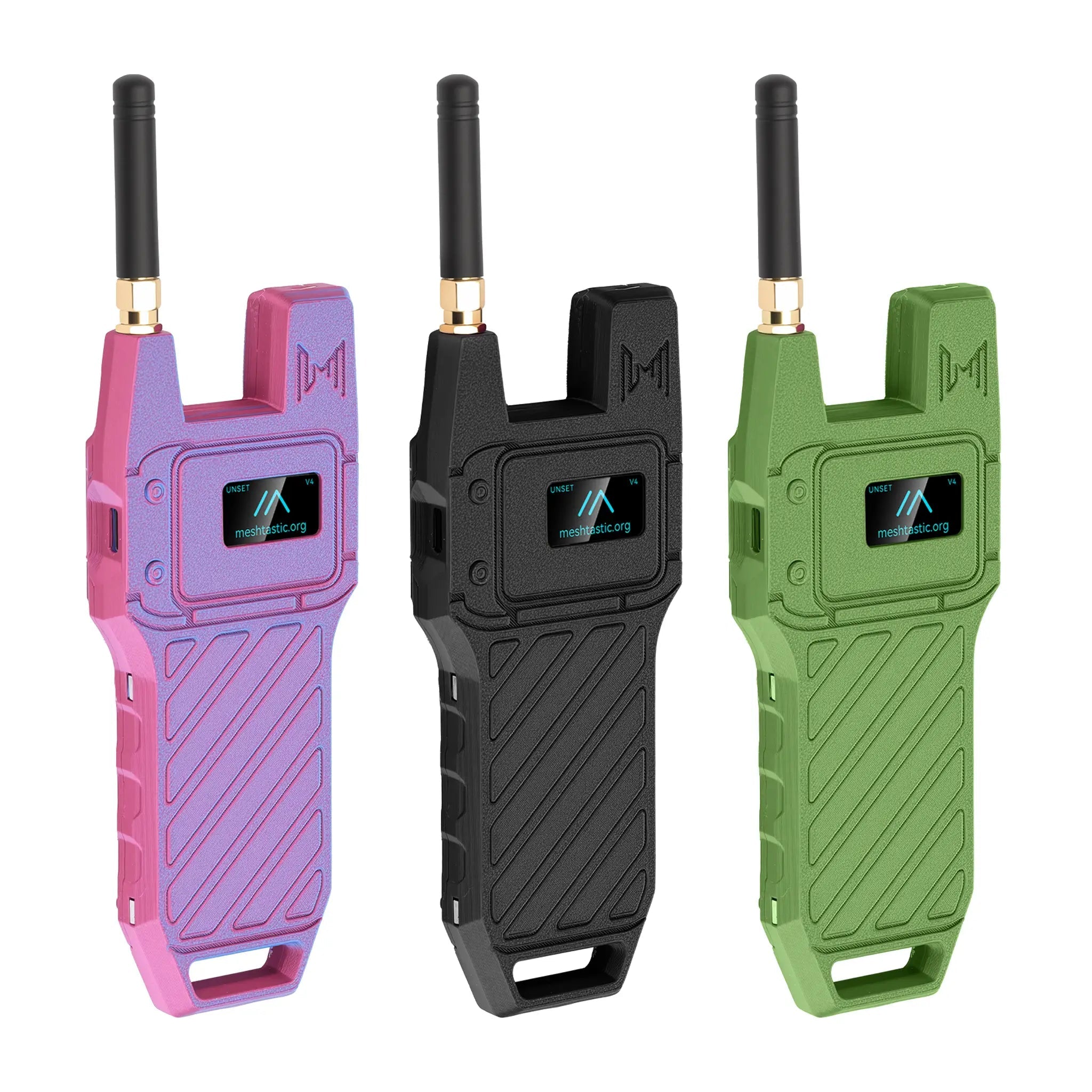 Meshnology N39 - WiFi LoRa 32 V4 Heltec Meshtastic Hardware Device Kit Green+Black+Twilight Purple wireless device