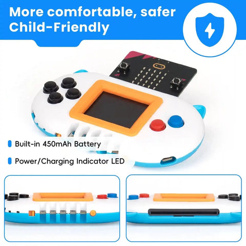 Meshnology Newbit Arcade Shield Expansion for BBC Microbit V2-Game Development & STEM Education Microbit Not Included wireless device