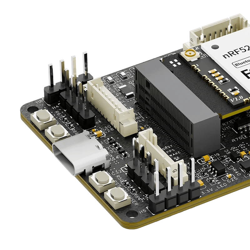MeshSolar Li-ion BMS with Solar Charging Development Board, Support BLE and LoRa Connectivity for IoT Projects 860 - 870 MHZ wireless device