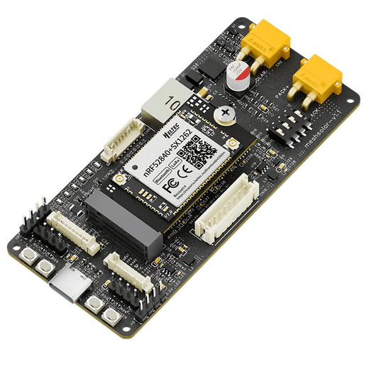 MeshSolar Li-ion BMS with Solar Charging Development Board, Support BLE and LoRa Connectivity for IoT Projects 860 - 870 MHZ wireless device