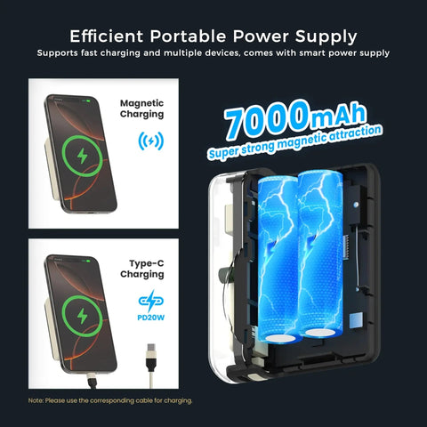 ThinkNode M4 7000 mAh Magnetic Power Bank – Portable Meshtastic Wireless Charger LoRa Tracking wireless device